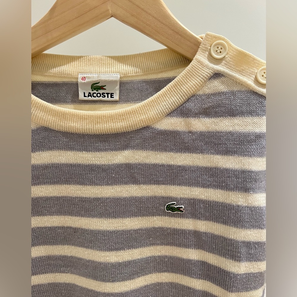 Lacoste Sweater, Size M, Wool - image 2
